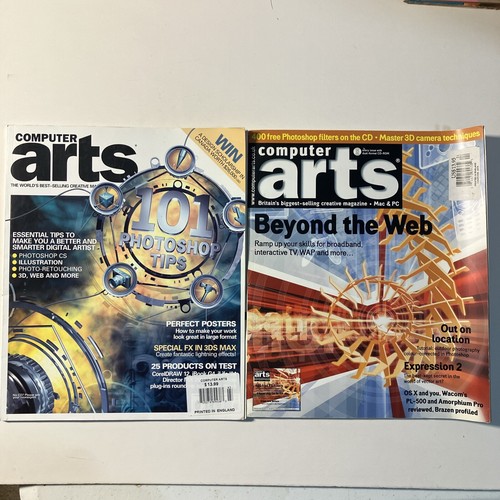 Computer Arts Magazine Lot of 2 April 2001 & March 2004 | eBay