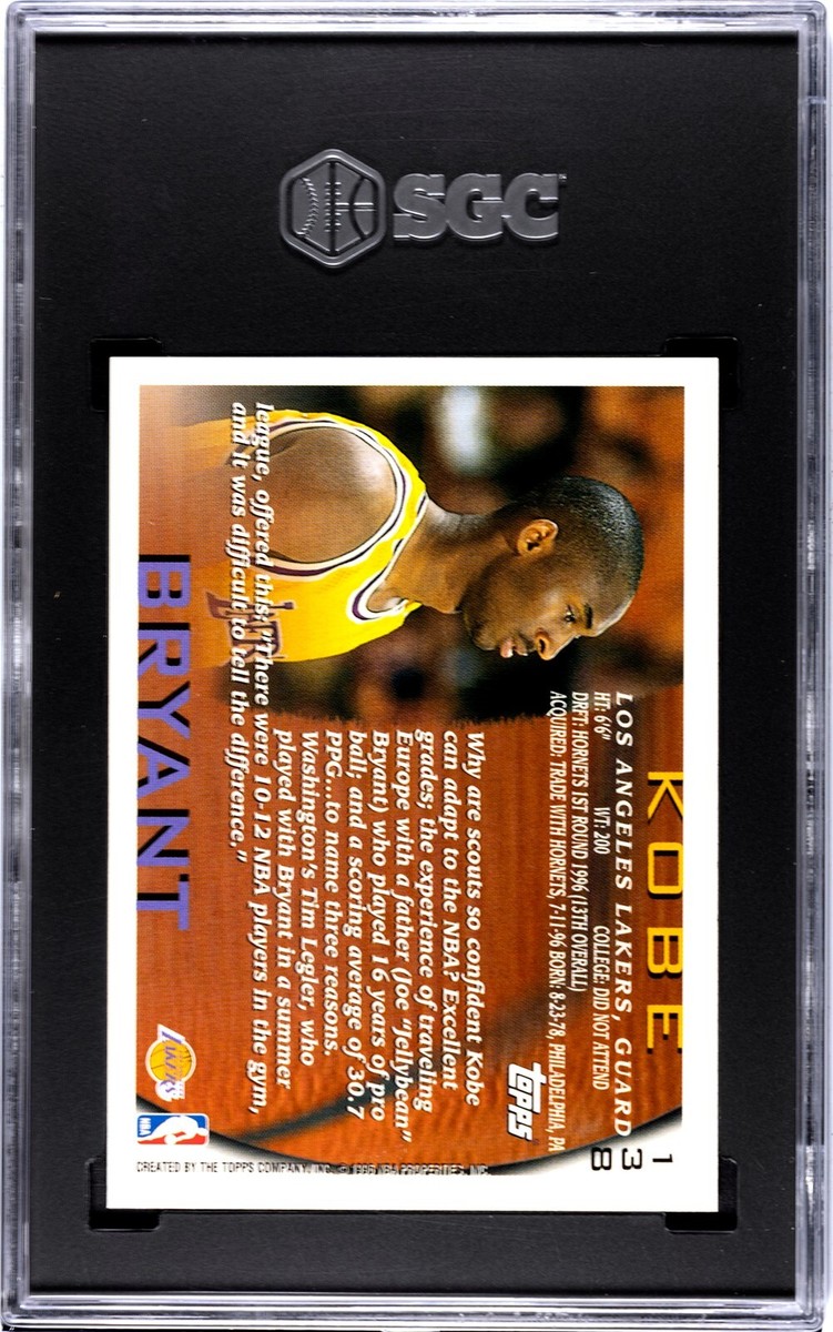 その他 NBA Kobe Bryant RC 96-97 Topps #138 Amazon.com: 1996-97 Topps Basketball #138 Kobe Bryant Rookie