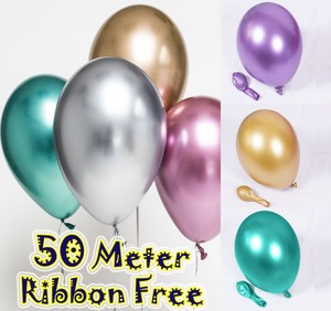 12/" Metallic Latex Balloons Chrome Bouquet Wedding Birthday Parties Supply UK