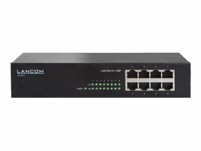 61430 Lancom GS-1108P Switch unmanaged 8 x 10/100/1000 (PoE+) ~D~