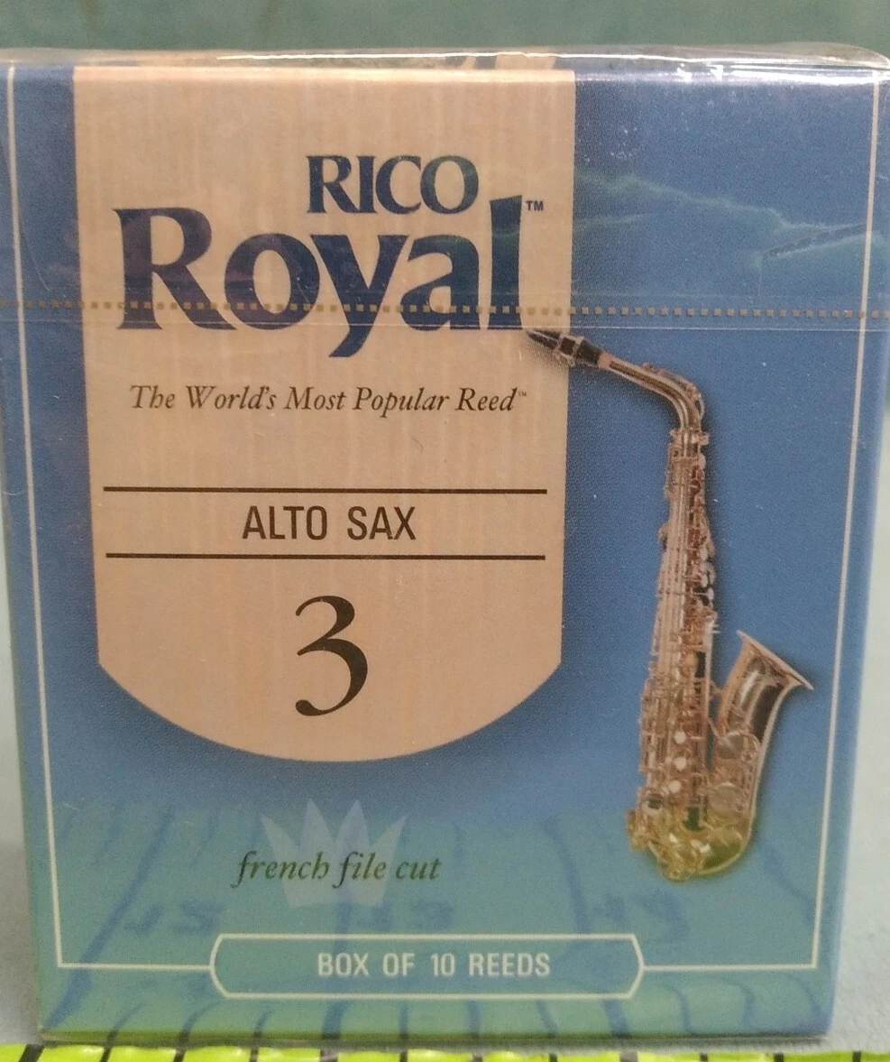 Rico Royal Alto Saxophone Reeds 3 10 Pack READ DESCRIPTION
