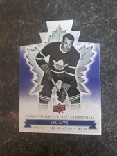 2017 Upper Deck Toronto Maple Leafs Centennial Die Cut Syl Apps Card# 22