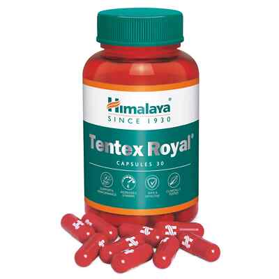 Himalaya Tentex Royal 30 Capsules for Ultimate Stamina, Vitality &Wellness Boost
