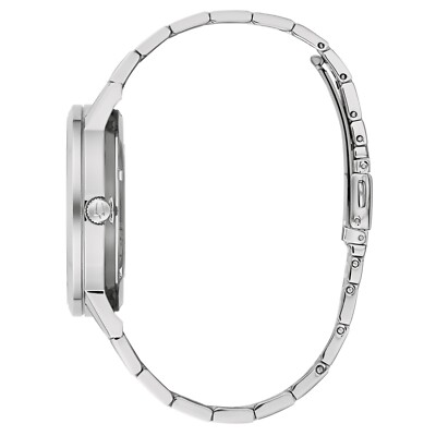 Bulova Men's Classic Dress Automatic Silver Stainless Steel Watch
