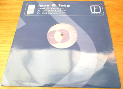 Love & Fate     Love & Fate Pt II  Vinyl 12'' 33RPM UK 199 Trance BOOGIEMAN BMAN1
