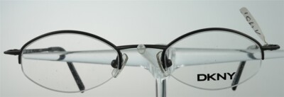 DKNY 6529 Brille Brillengestell Halbrand Japan Damen Klassisch Eyeglasses NEU