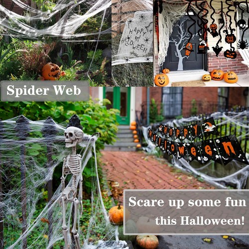 Halloween Decorations Outdoor Indoor Decor HAPPY HALLOWEEN Party Favors with ... - Picture 4 of 8