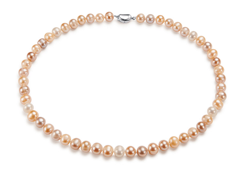 Fancy Lavender Natural Baroque Pearl Necklace – Far East Jewellers