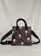 Like Dreams Handbag Sugar Skull Day of the Dead Two Way Wear Black Purse