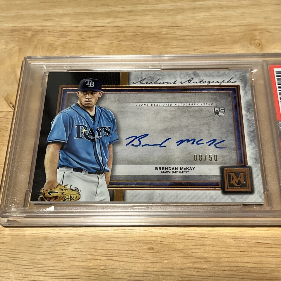 2020 Topps Museum Collection Archival Copper /50 Brendan McKay Rookie Auto RC - Image 2 of 4