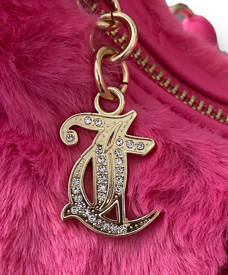 Juicy Couture Hot Pink Fur Semi Charmed Cozy Coho Crossbody Juicy Couture Hot Pink Fur Semi Charmed Cozy Coho Crossbody