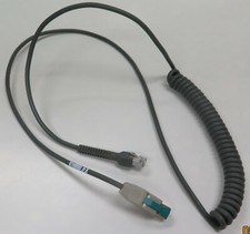 Symbol Motorola Coiled Cable 9 ft CBA-U34-C09ZAR USB Power Plus Dual USB Cable