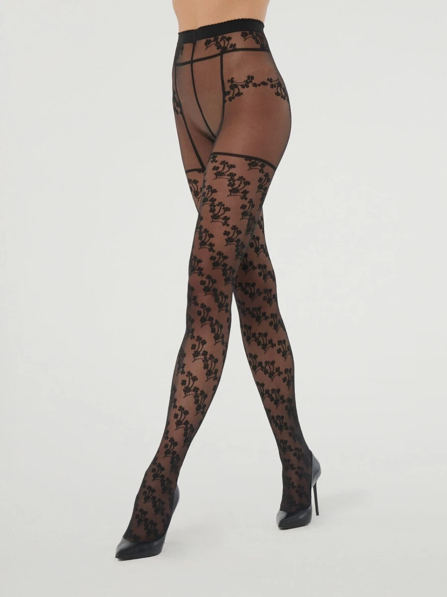 Black suspender tights cheap