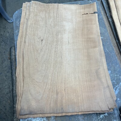 100 Year Old Antique Cherry Veneer Flitch  6 Pieces 