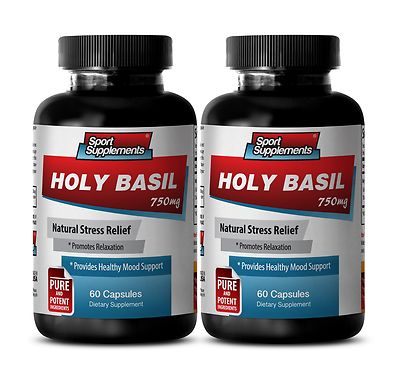 Tulsi Powder - Holy Basil Extract 750mg - Significant Detoxifying Ability 2B