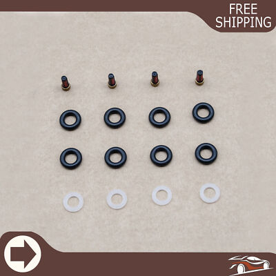 Fuel Injector Seal Repair Kit For 2004-2008 Toyota Corolla & Matrix 1.8L - 4 Sets, Lifetime Warranty 14 thumbnail image