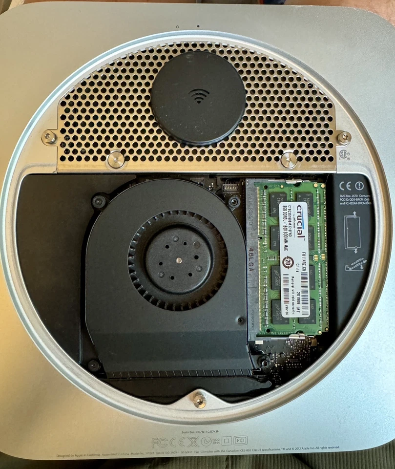 Apple Mac mini 16 GB RAM, 250 SSD A1347 MD388LL/A (late 2012) Catalina 10.15.7 - Image 2 of 4