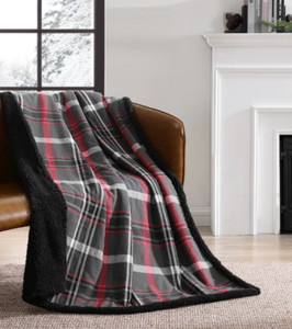 Couverture Matelassée Eddie Bauer Primaloft 70x60 Pouces - Plaid Jetable Couleur Buffle, Occasion
