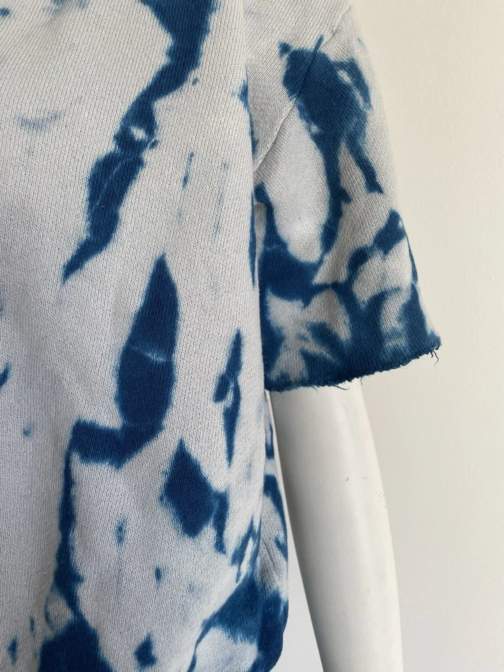 Conjunto Sudadera Pantalones Sudadera The Elder Statesman XS/S Algodón Cachemira Azul Tie Dye Foto 4 de 4