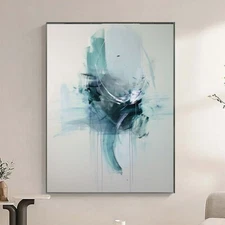 Hand Painted Texture Abstract Oil Painting On Canvas Wall Art Home Decor #008