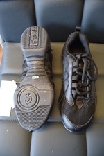 Black Sansha Tiger full sole dance sneaker  / trainers - UK 2 (Sansha 5)