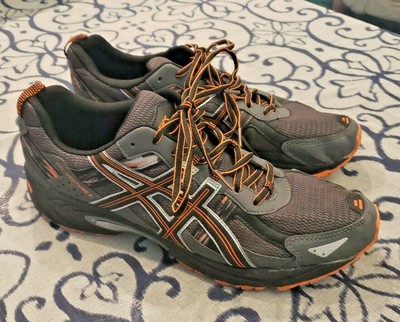 Mens ASICS GEL-Venture 5 Gray Orange All Terrain Trail Running Shoes US 14  | eBay