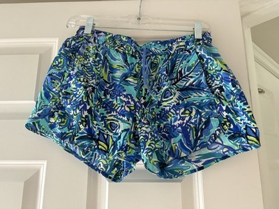 Lilly Pulitzer-Run Around Shorts-Seaweed Sway-Size XS