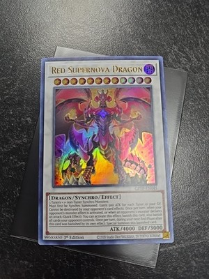 Red Supernova Dragon - GFTP-EN045 - 1st Edition - Ultra Rare - NM /MINT
