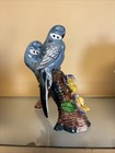 Vintage Blue Parkeets On Branch Figurine 6.5" Thames Japan — photo 5