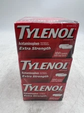 TYLENOL Extra Strength Pain Reliever Coated Tablets Exp 12/2028 Pack Of 6