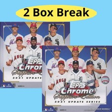 2021 Topps Chrome Sapphire Baseball Update Hobby PYT 2 Box Break #947 - 2 BOX!