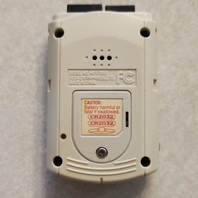 SEGA Dreamcast VMU Memory Card HKT-7000 White Gray Built-in Screen for Dreamcast