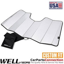 Custom Fit Wellvisors Folding Windshield Sun Shade For Toyota Prius 2023-2026 Custom Fit Wellvisors Folding Windshield Sun Shade For Toyota Prius 2023-2026