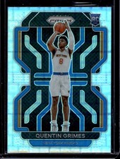 2021-22 Panini Prizm Quentin Grimes RC Premium Factory Rookie #/150 Knicks
