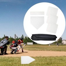 Baseball Softball Base Throw Down Rubber Bases Easy Set up Heavy Duty Team