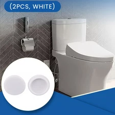 2Pcs Bidet Hole Cover Silicone Plug Grommet White Cap For Toto Toilet Washlet+