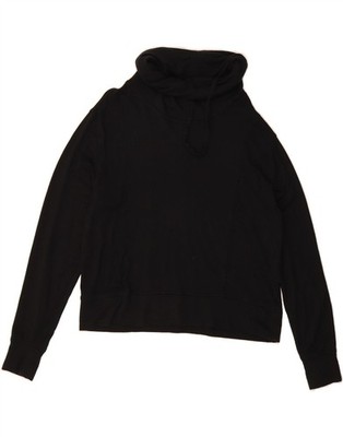 Athleta Damen Oversize Sweatshirt Pullover UK 10 Small Schwarz Modal EV07