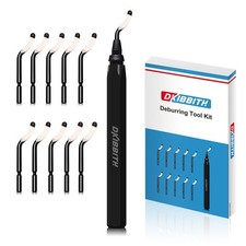 Deburring Tool Set 11 Pieces of High Speed Steel Rotary Burr Removal Blades, ...
