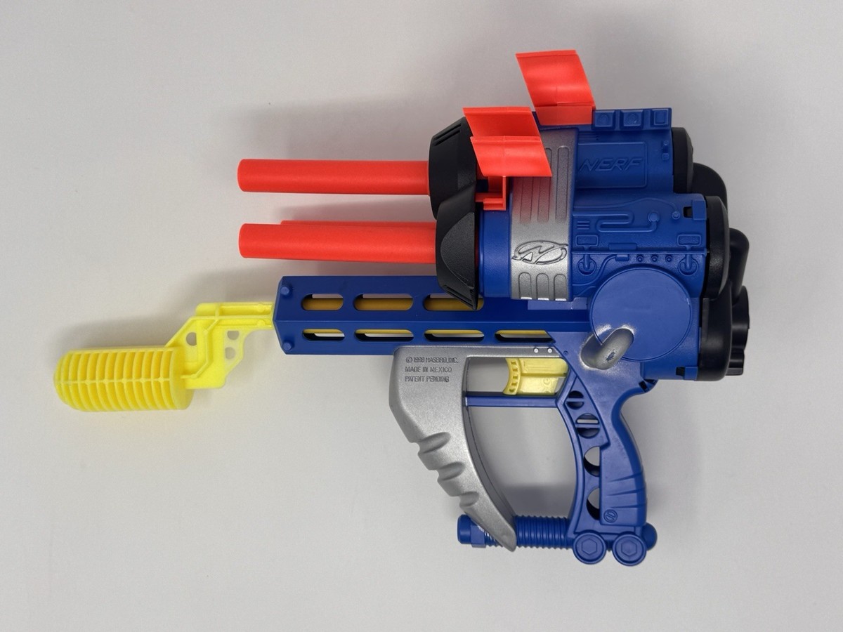 1998 Nerf Triple Strike Blaster Jet Power Vintage Dart Gun Tested