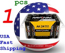 1 X 24 piece LR6 E91 AM3 Rayovac Ultra Pro AA 1.5V Alkaline Batteries 10 year