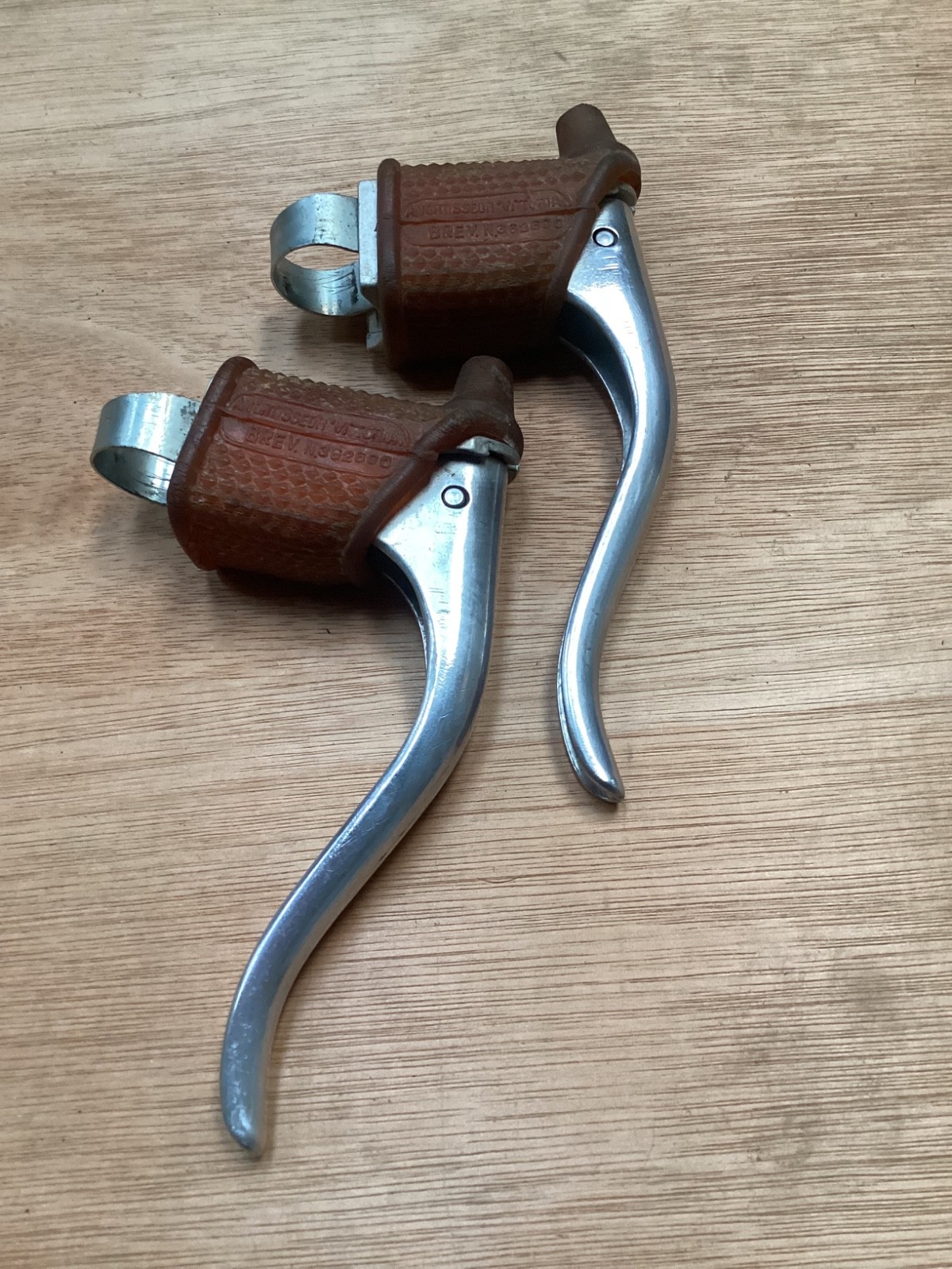 RARA leve freno bici corsa Vittoria vintage per Bianchi anni 50 60. 5a