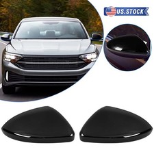 Side Mirror Cover Caps Leftright Gloss Black For Vw Jetta 2019-2025 Wo Signal Side Mirror Cover Caps Leftright Gloss Black For Vw Jetta 2019-2025 Wo Signal