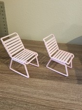 Barbie Magical Mansion 1990 mobili sedie da piscina per balcone 