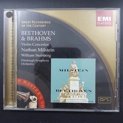 NATHAN MILSTEIN beethoven & brahms violin concertos EMI UDEN EX/EX (CD Album) - Bild 1 von 4