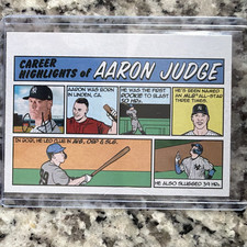 Topps 2022 Heritage Aaron Judge Yankees 1973 Topps Comics Insert #73TC-7