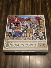 MasterPieces 750 Piece Linen Jigsaw Puzzle "Fall Finds"