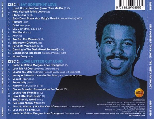 KASHIF: Help Yourself To My Love (The Arista Anthology) (2CD) RARE-BRAND NEW! - Picture 2 of 5
