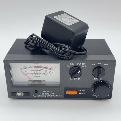 MFJ Grandmaster Peak Reading SWR/Wattmeter MFJ-873 VHF/UHF 125-525 MHz