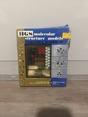 Vintage HGS Molecular Structure Model Organic Chemistry Maruzen Learning Toy NOB