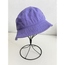 Newhattan Purple Cotton Twill Bucket Hat S/M Unisex Sun Hat Streetwear